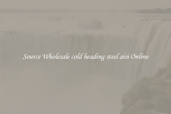 Source Wholesale cold heading steel aisi Online