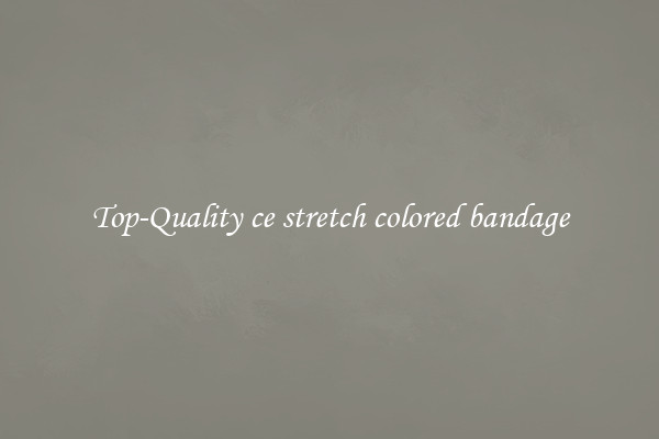 Top-Quality ce stretch colored bandage