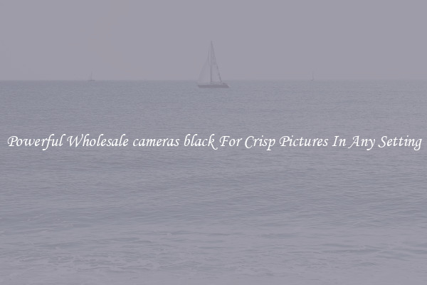 Powerful Wholesale cameras black For Crisp Pictures In Any Setting