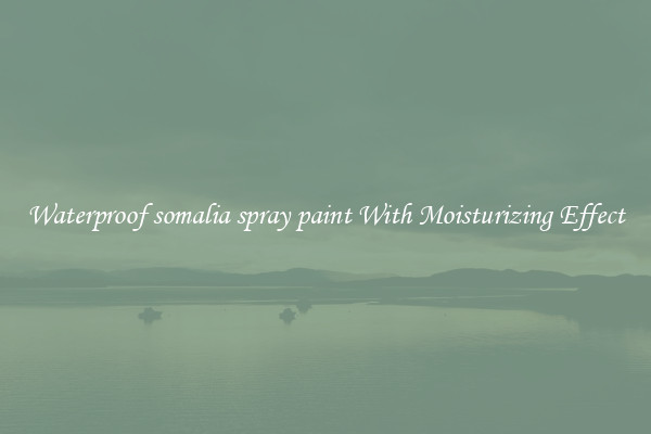 Waterproof somalia spray paint With Moisturizing Effect