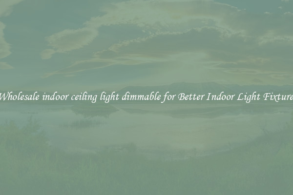 Wholesale indoor ceiling light dimmable for Better Indoor Light Fixtures