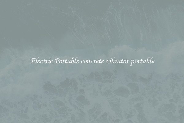 Electric Portable concrete vibrator portable