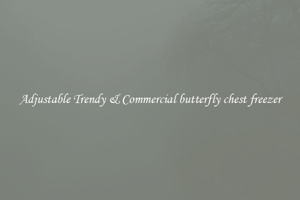 Adjustable Trendy & Commercial butterfly chest freezer