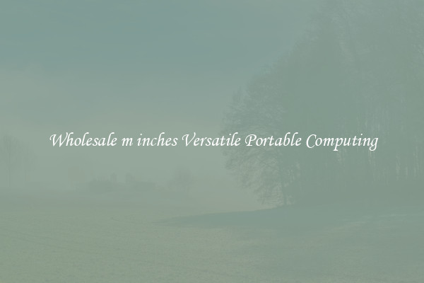 Wholesale m inches Versatile Portable Computing