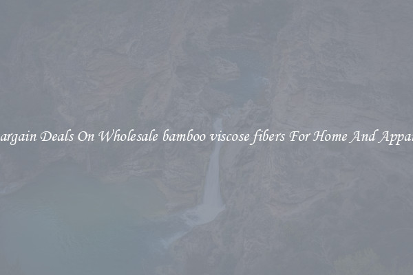Bargain Deals On Wholesale bamboo viscose fibers For Home And Apparel